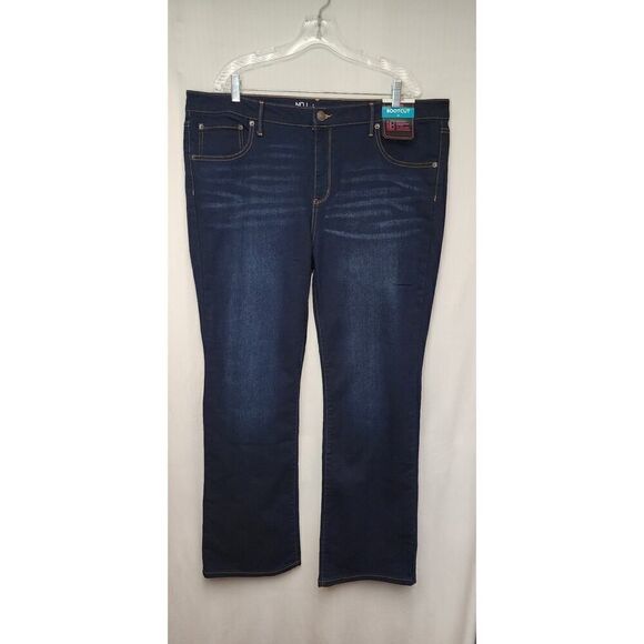 No Boundaries Women’s Bootcut Contour Waistband Jeans Size 21 - Picture 2 of 6